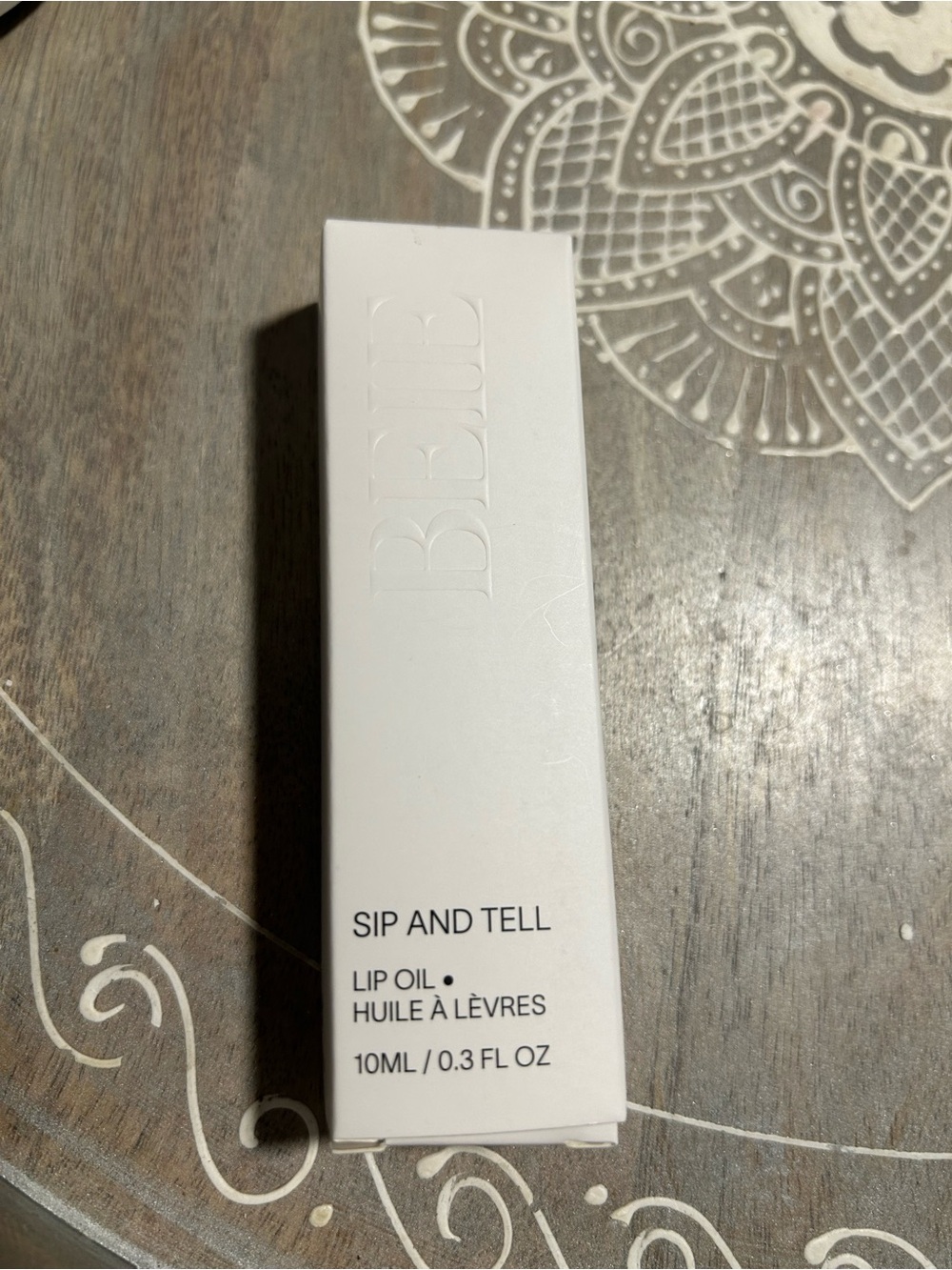 BEIE Sip & Tell Lip Oil – Cinnamon Drip – NEW/Unopened